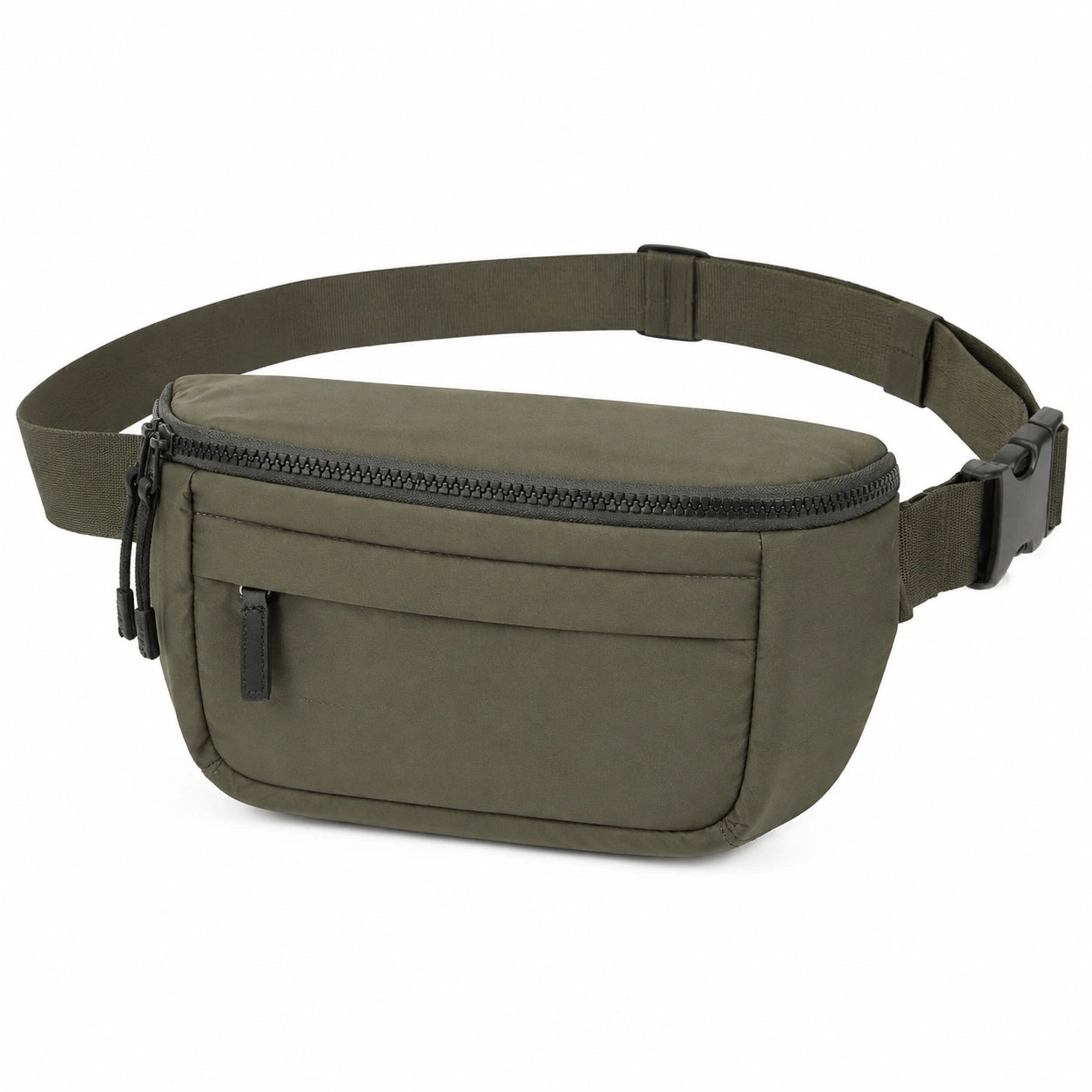 Hüfttasche 28 x 7 x 15 cm aus Textil olivgrün mit verstellbarem Gurt