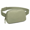 Gürteltasche 22 x 5 x 14 cm Synthetiktextil Olivgrün für Alltag mit verstellbarem Hüftgurt
