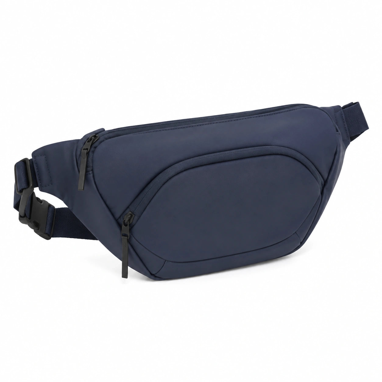 Bauchtasche 34 x 15 x 8 cm aus Textil in Dunkelblau mit verstellbarem Gurt